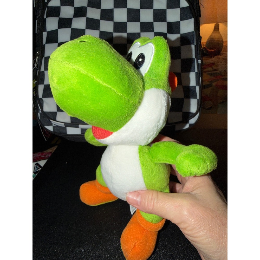 Nintendo‎ Yoshi Plush Kids Small Green Excellent Super Mario Collectible Toy